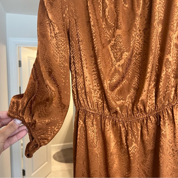 BRAND NEW, Sandra Darren dress, burnt orange, NWOT, size 6 - Picture 4 of 5